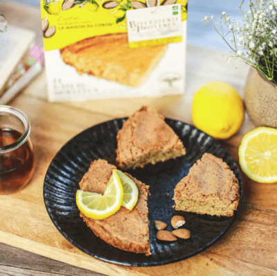 picnic végétarien, gâteau moelleux bio biscuiterie de provence