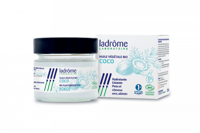 huile de coco bio ladrome laboratoire, préparer sa valise pour les vacances