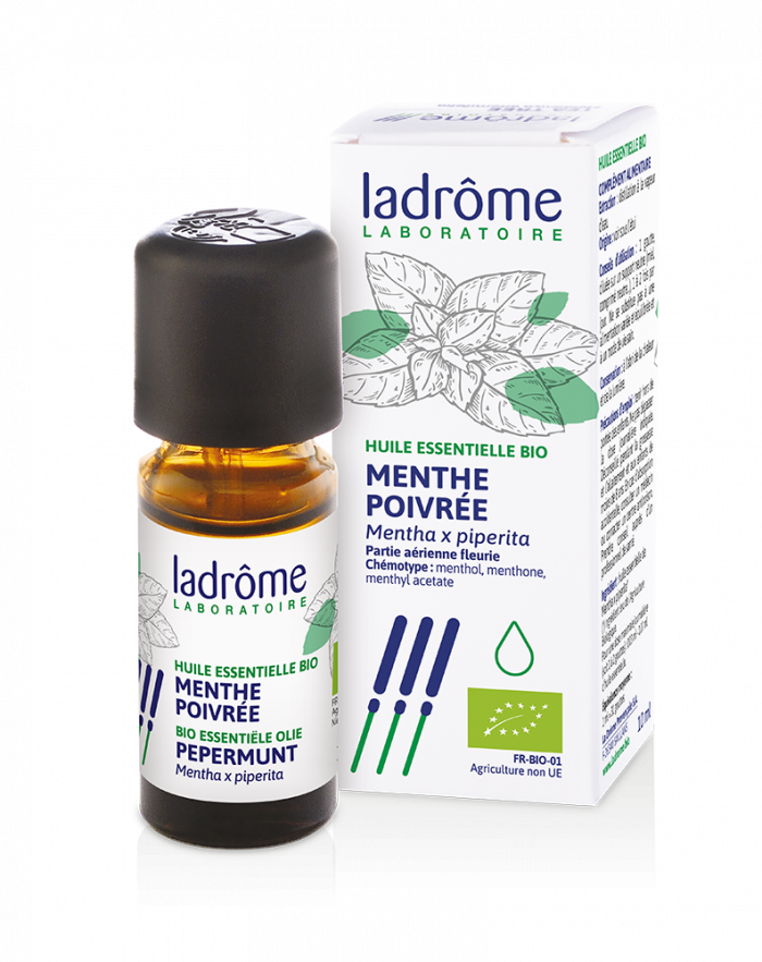 huile essentielle de menthe poivrée ladrome laboratoire, préparer sa valise pour les vacances