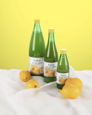 idées recettes bio repas fraîcheur, jus de citron bio Luce