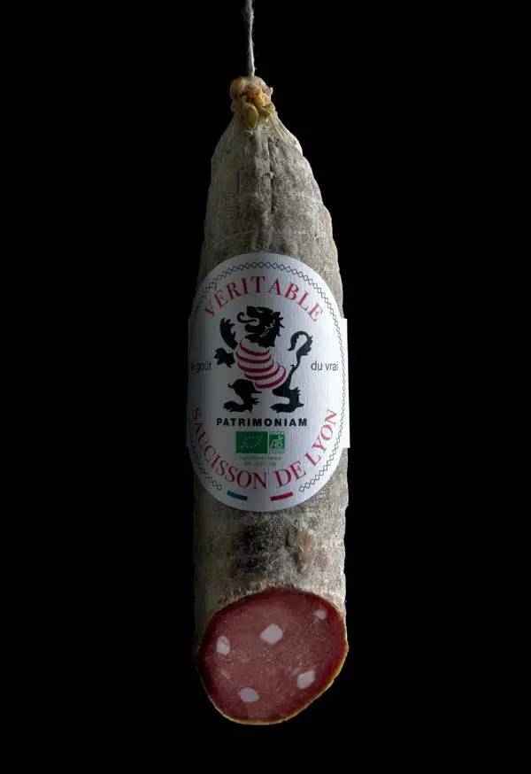 veritable-saucisson-de-lyon-patrimoiniam-bio, idées Noël