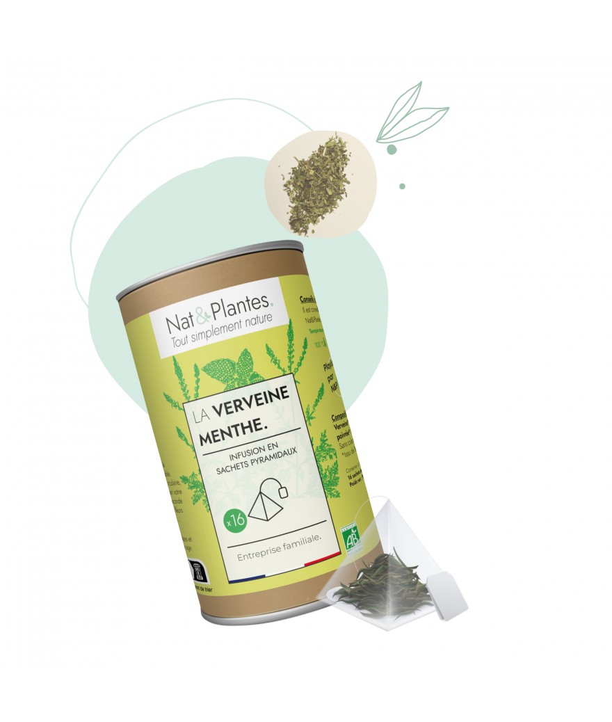La Verveine Menthe bio pyramide 16 sachets